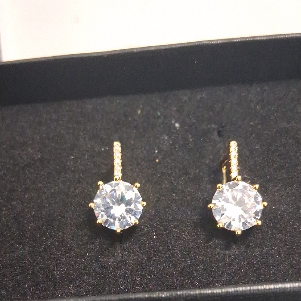 Moissanite Drop Dangle Earring